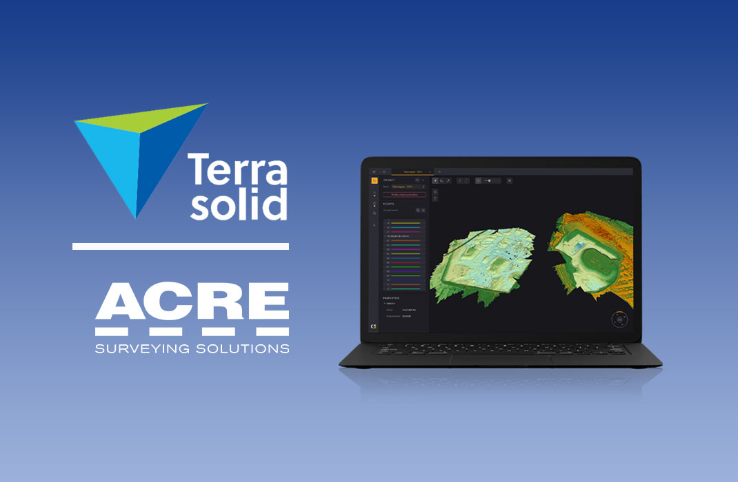 ACRE distribuidor de Terrasolid software de fotogrametría para