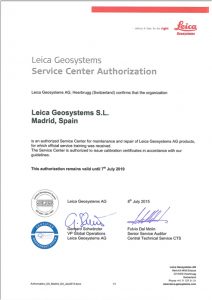 Servicio Técnico Oficial Leica Geosystems